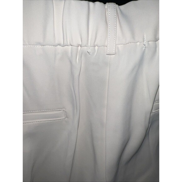 French Connection Women Wide Leg Trouser Color Cream XL Office Casual Preppy NWT - Picture 5 of 16